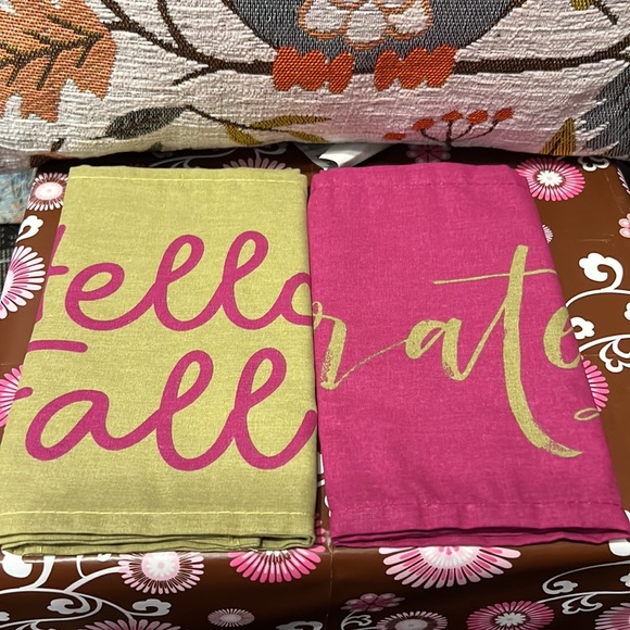 New Set of Two “grateful” and “Hello Fall” Home Collection Pillow Wraps - Picture 6 of 11